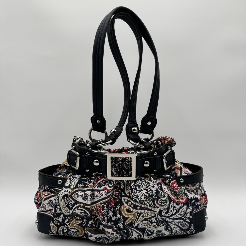 Wilsons Leather Multicolor Paisley Shoulder Bag